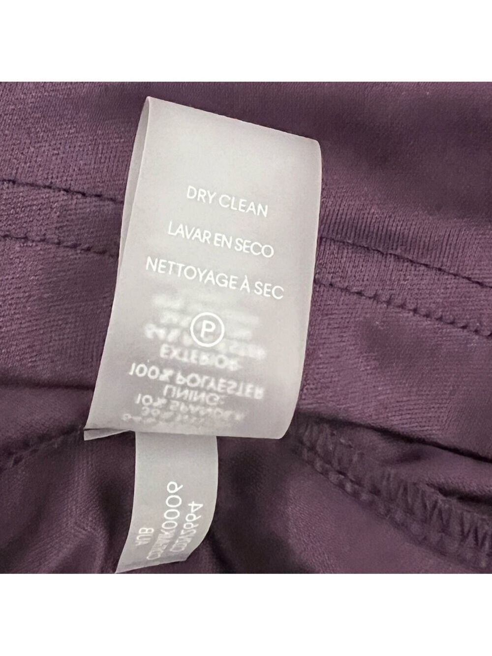 π©ποΈ NWT $159 Calvin Klein Purple Short V-Neck Ruffled Hem Faux Wrap Velvet Dress - Picture 12 of 14